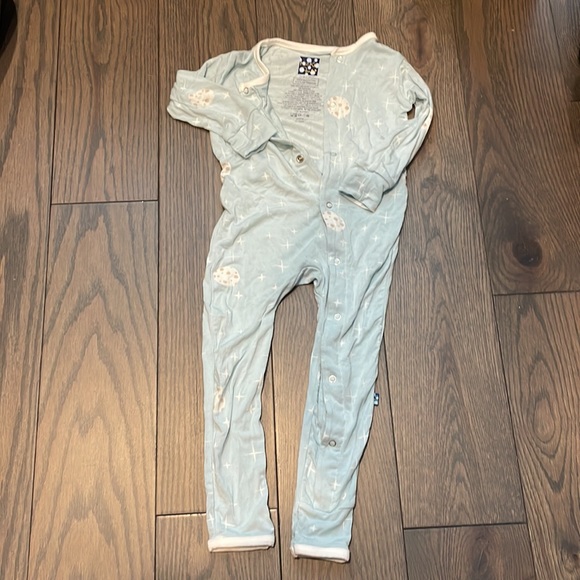Kickee pants print coverall with zipper spring sky full moon - Picture 6 of 6
